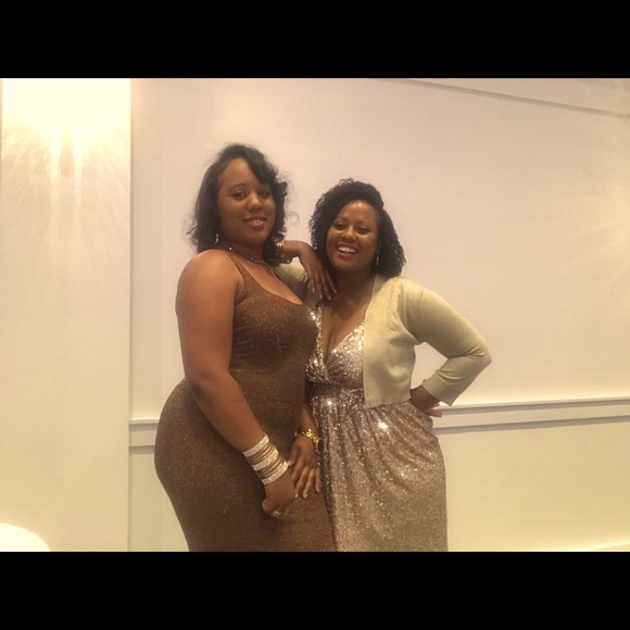 Forever 21 Dress with Gold Reflects - Picture 2 of 6